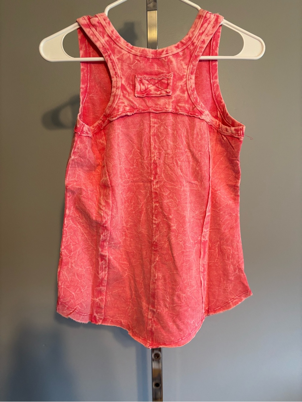 Zenana fuchsia tank v neck pullover S M - Picture 2 of 2